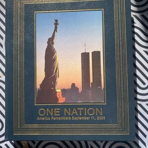 Easton One Nation America Remembers 9/11/2001 exclusive leather bound gold edge